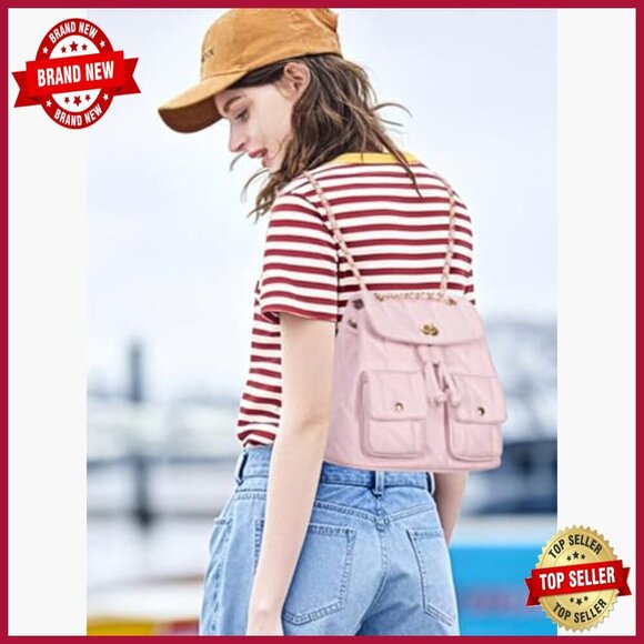 Convertible Quilted Vegan Leather Crossbody Backpack Purse for Travel main image 6